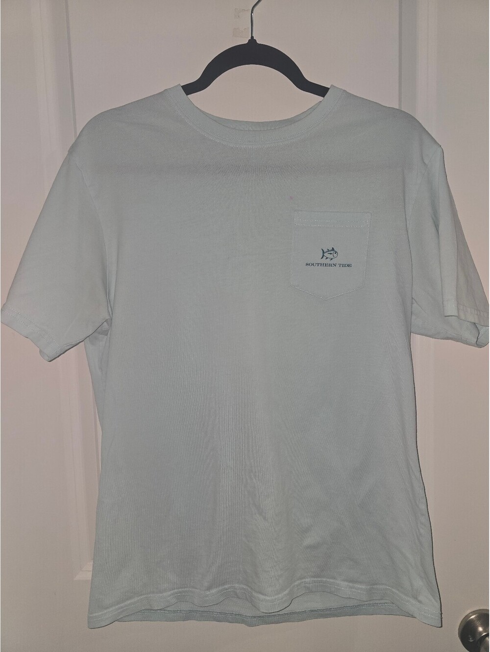 Southern Tide Men's Light Blue Cotton T-Shirt Size M